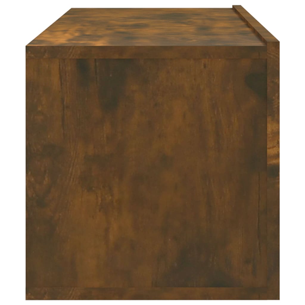 Dulapuri TV de perete, 4 buc, stejar afumat, 100x30x30 cm GartenMobel Dekor