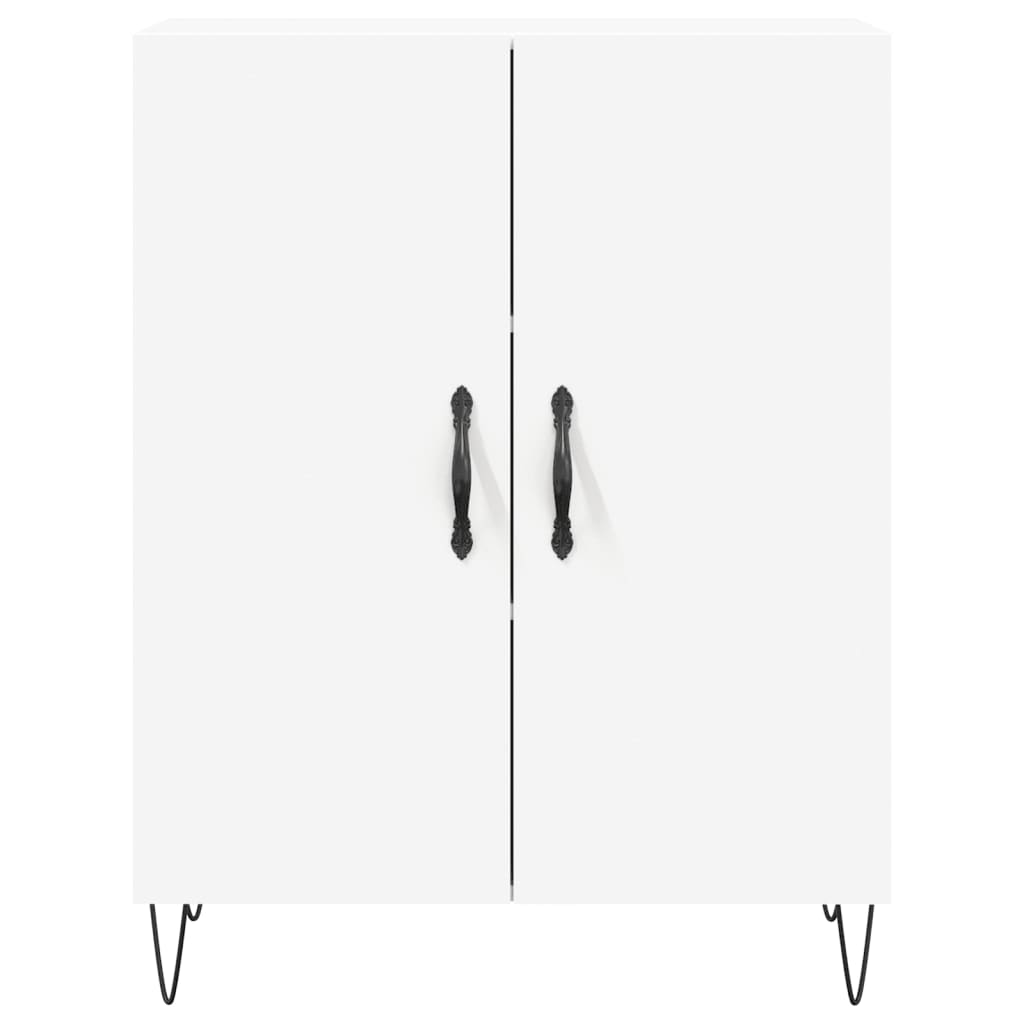 Dulap înalt, alb, 69,5x34x180 cm, lemn compozit GartenMobel Dekor