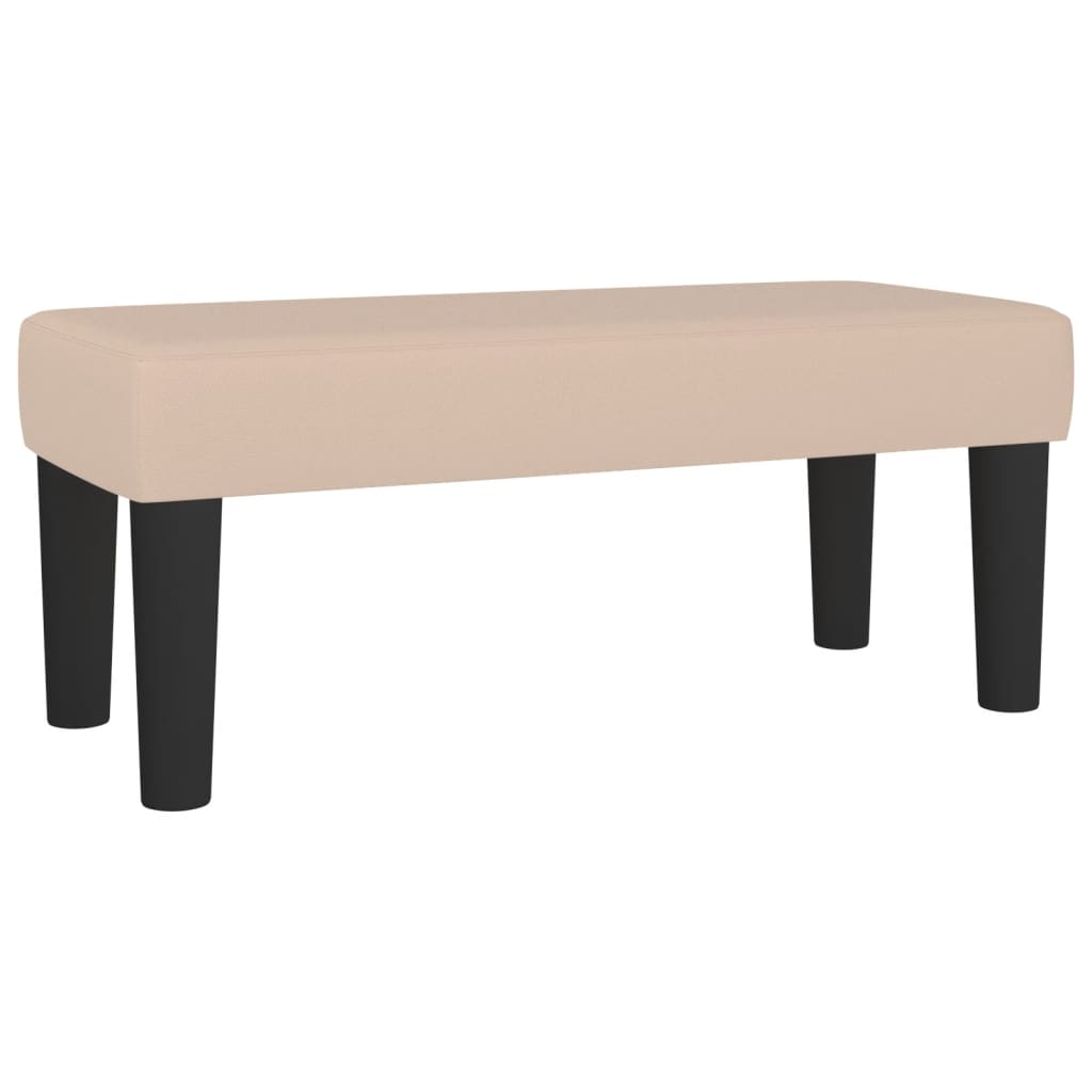 Pat box spring cu saltea, cappuccino, 120x190cm piele ecologică GartenMobel Dekor