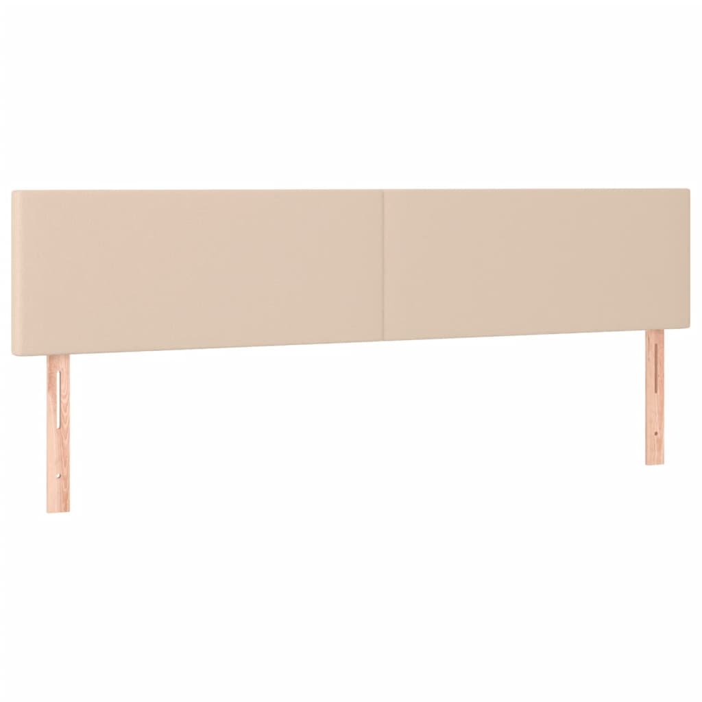 Pat box spring cu saltea, cappuccino, 120x190cm piele ecologică GartenMobel Dekor