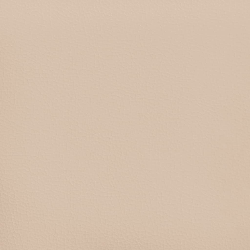 Pat box spring cu saltea, cappuccino, 120x190cm piele ecologică GartenMobel Dekor