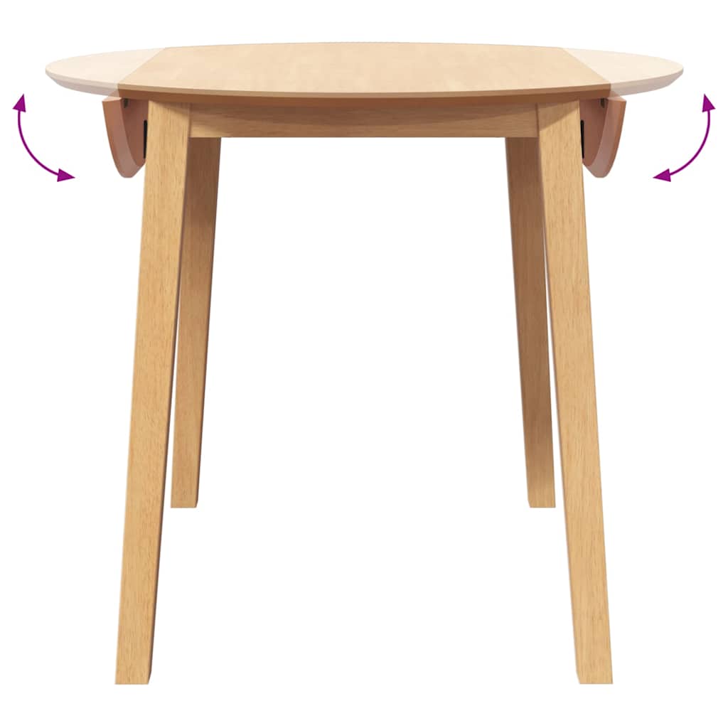 Masa de sufragerie din lemn masiv din cauciuc natural GartenMobel Dekor