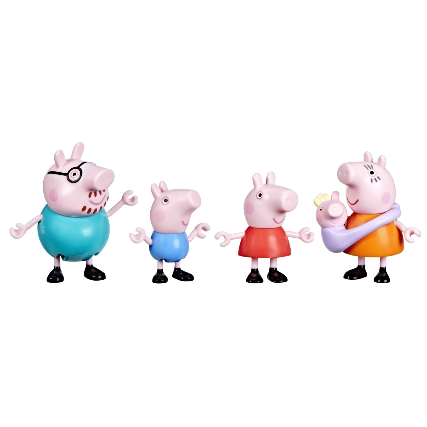PEPPA PIG SET 5 FIGURINE FAMILIA PEPPA SuperHeroes ToysZone
