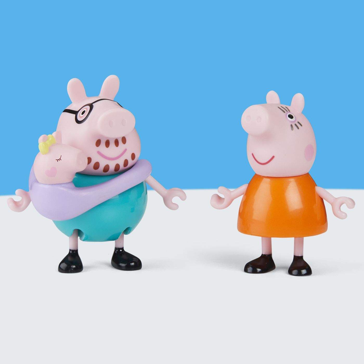 PEPPA PIG SET 5 FIGURINE FAMILIA PEPPA SuperHeroes ToysZone