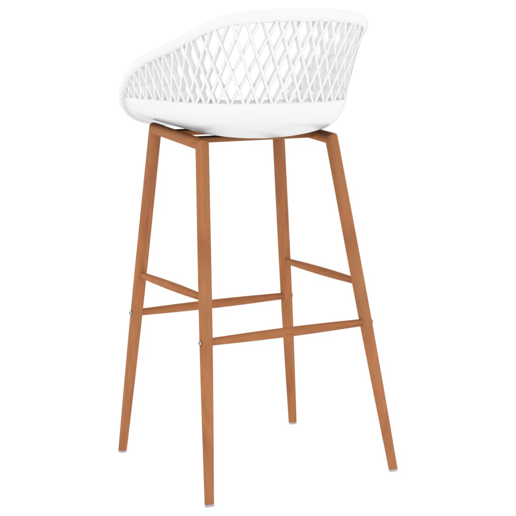 Set mobilier de bar, 5 piese, negru și alb GartenMobel Dekor
