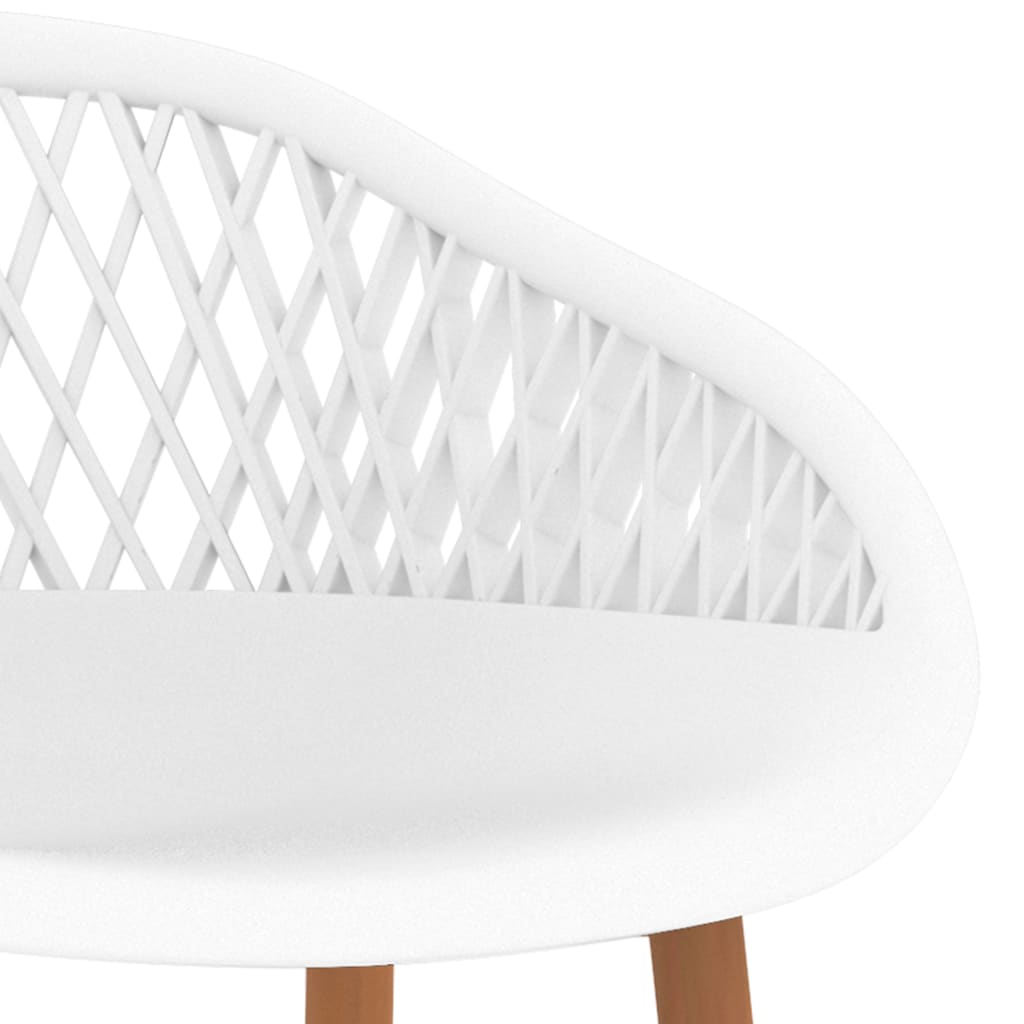 Set mobilier de bar, 5 piese, negru și alb GartenMobel Dekor