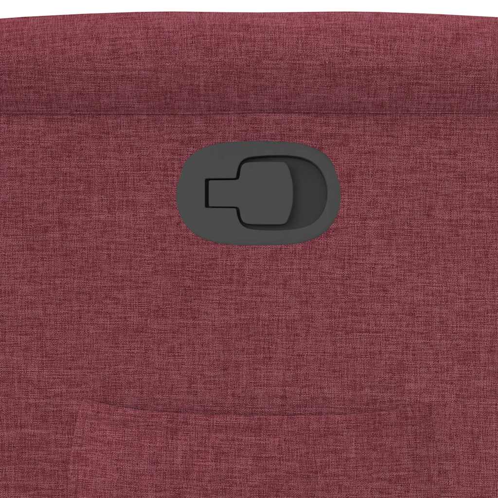 Fotoliu rabatabil, roșu vin, material textil GartenMobel Dekor