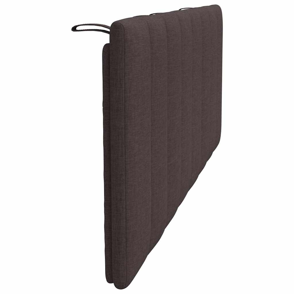 Pernă pentru tăblie de pat maro închis, 140 cm, material textil GartenMobel Dekor