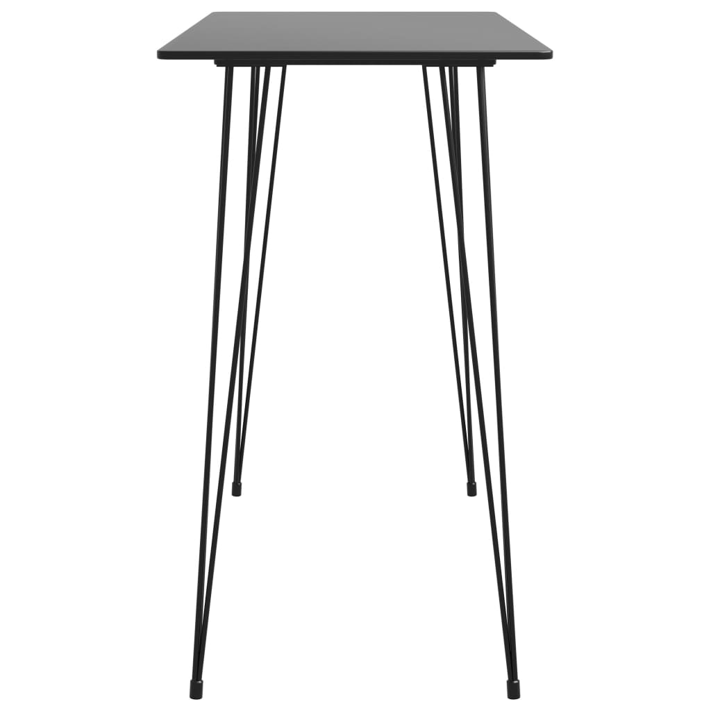 Set mobilier de bar, 7 piese, negru GartenMobel Dekor