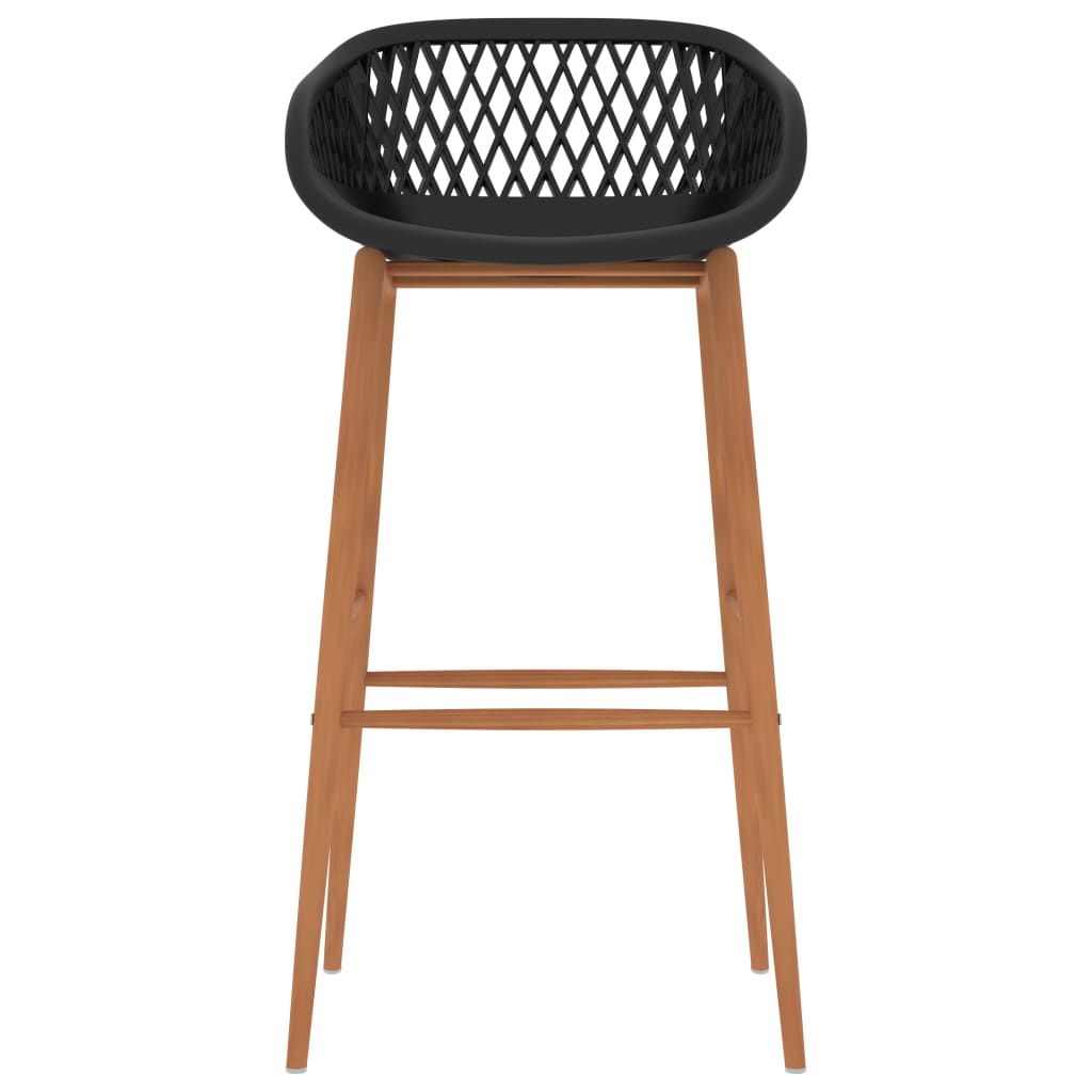 Set mobilier de bar, 7 piese, negru GartenMobel Dekor