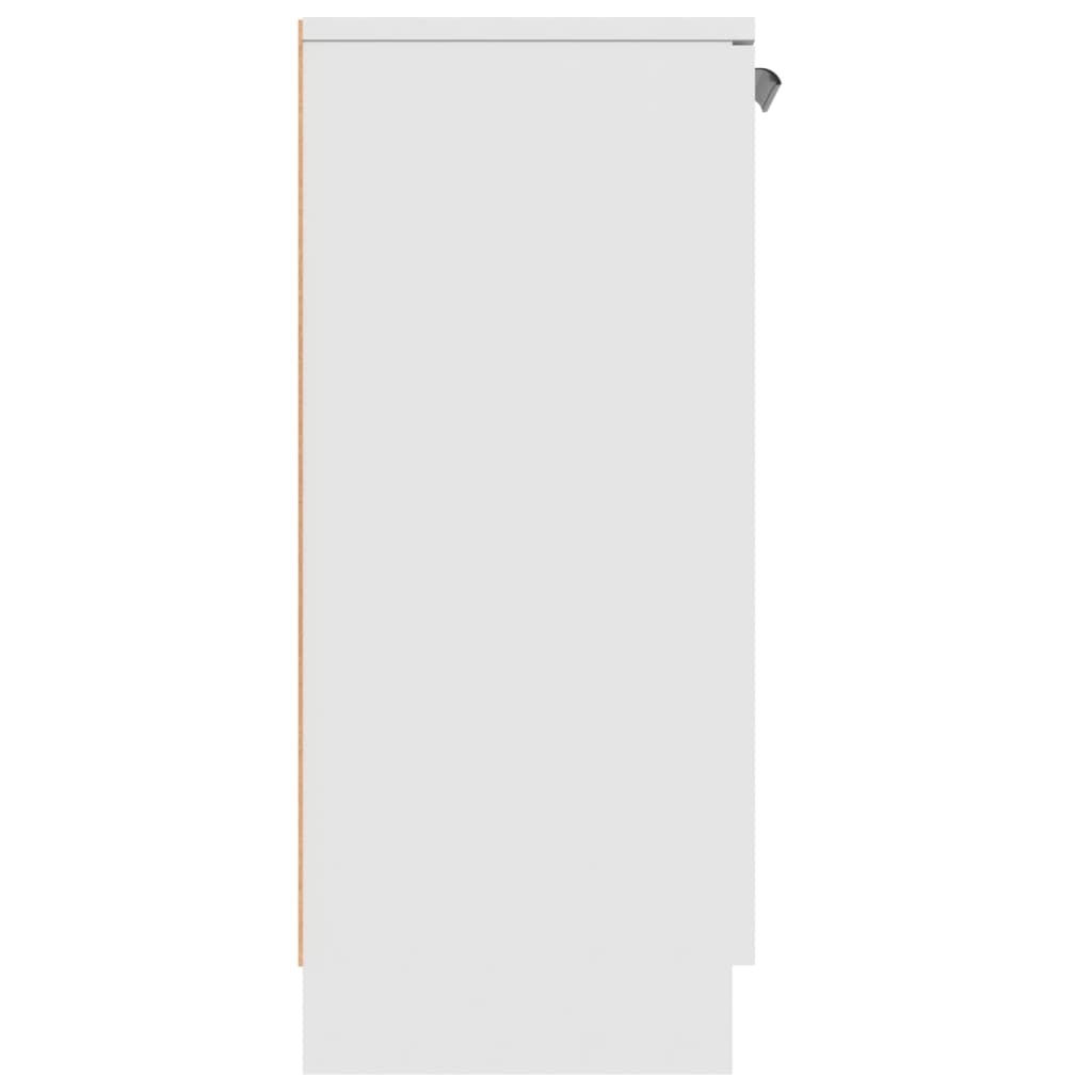 Dulap, alb, 60x30x70 cm, lemn prelucrat GartenMobel Dekor