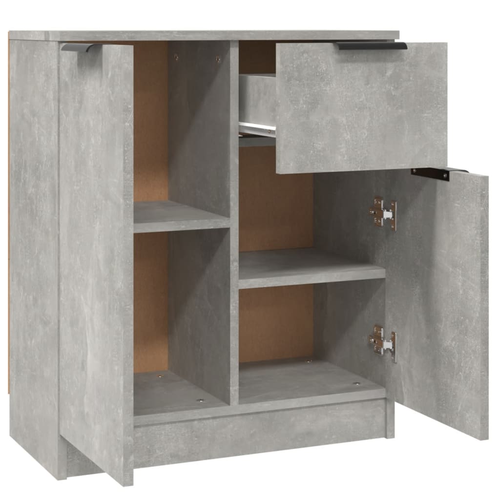 Dulap, gri beton, 60x30x70 cm, lemn prelucrat GartenMobel Dekor