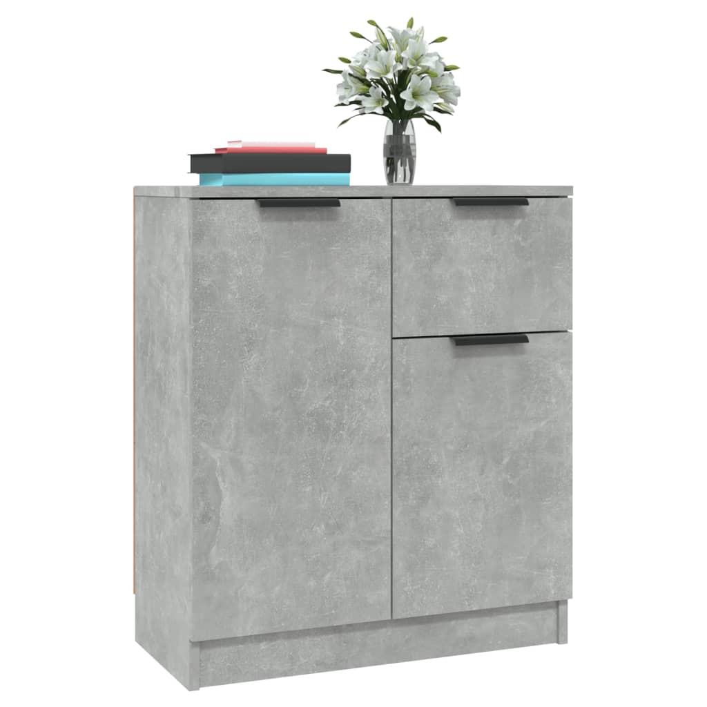 Dulap, gri beton, 60x30x70 cm, lemn prelucrat GartenMobel Dekor