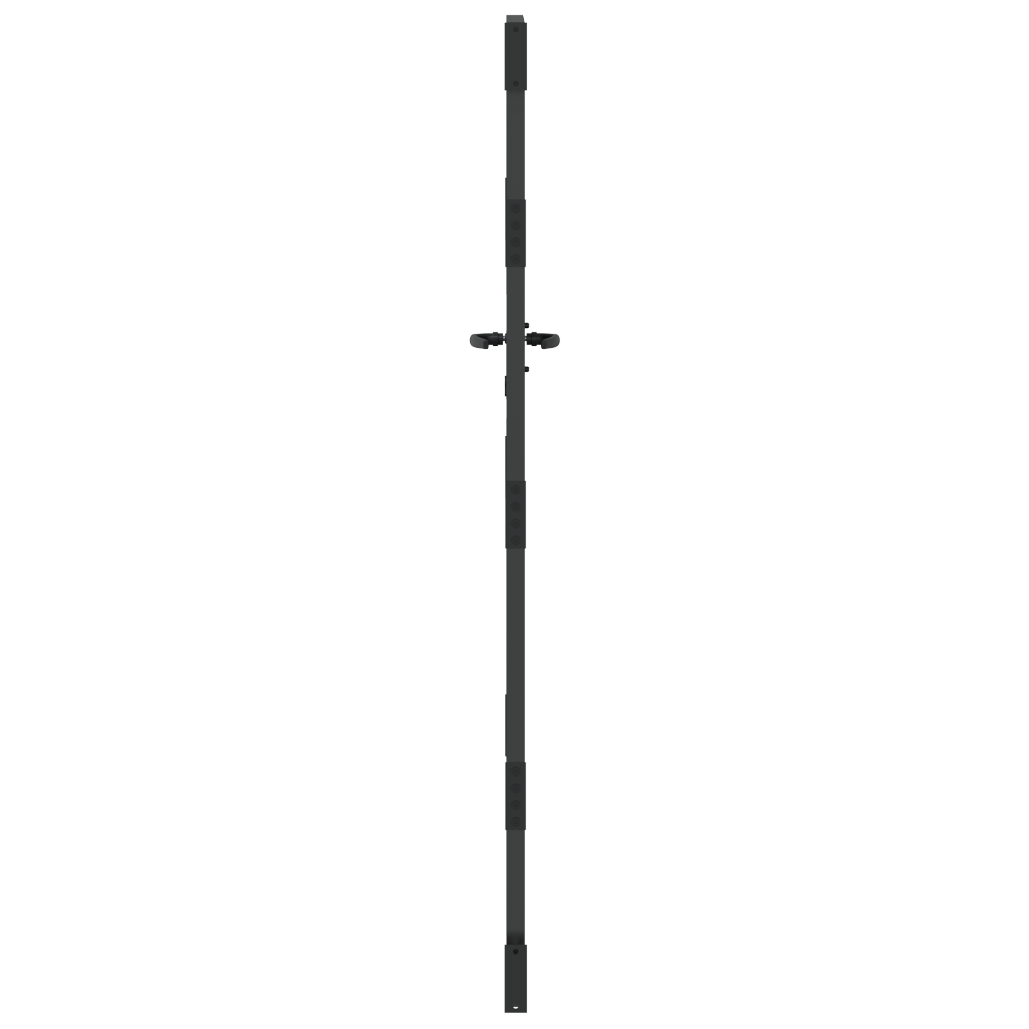 Poartă de grădină Negru 105 x 175 cm Oțel vopsit în pulbere GartenMobel Dekor
