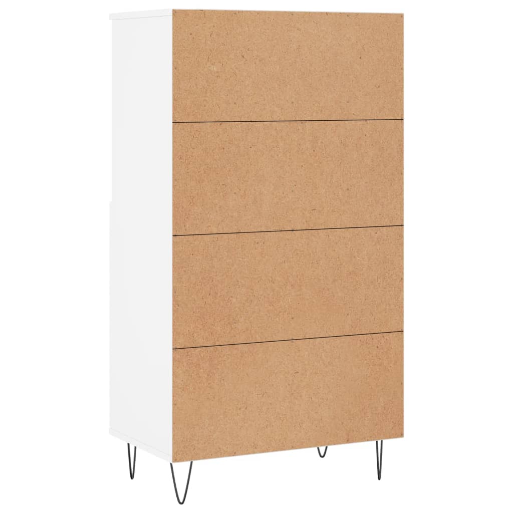 Bufet înalt, alb, 60x36x110 cm, lemn prelucrat GartenMobel Dekor