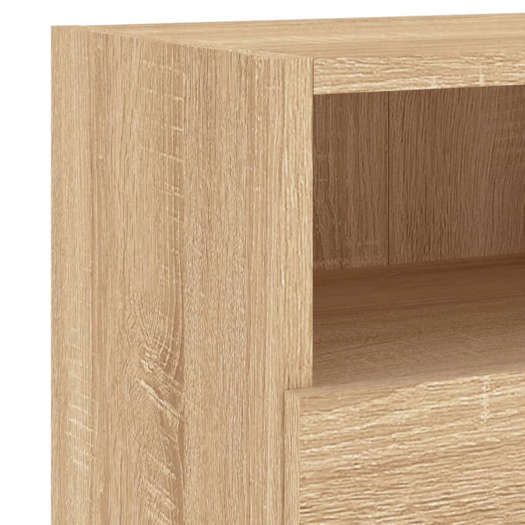 Comode TV de perete, 2 buc., stejar sonoma, 60x30x30 cm, lemn GartenMobel Dekor