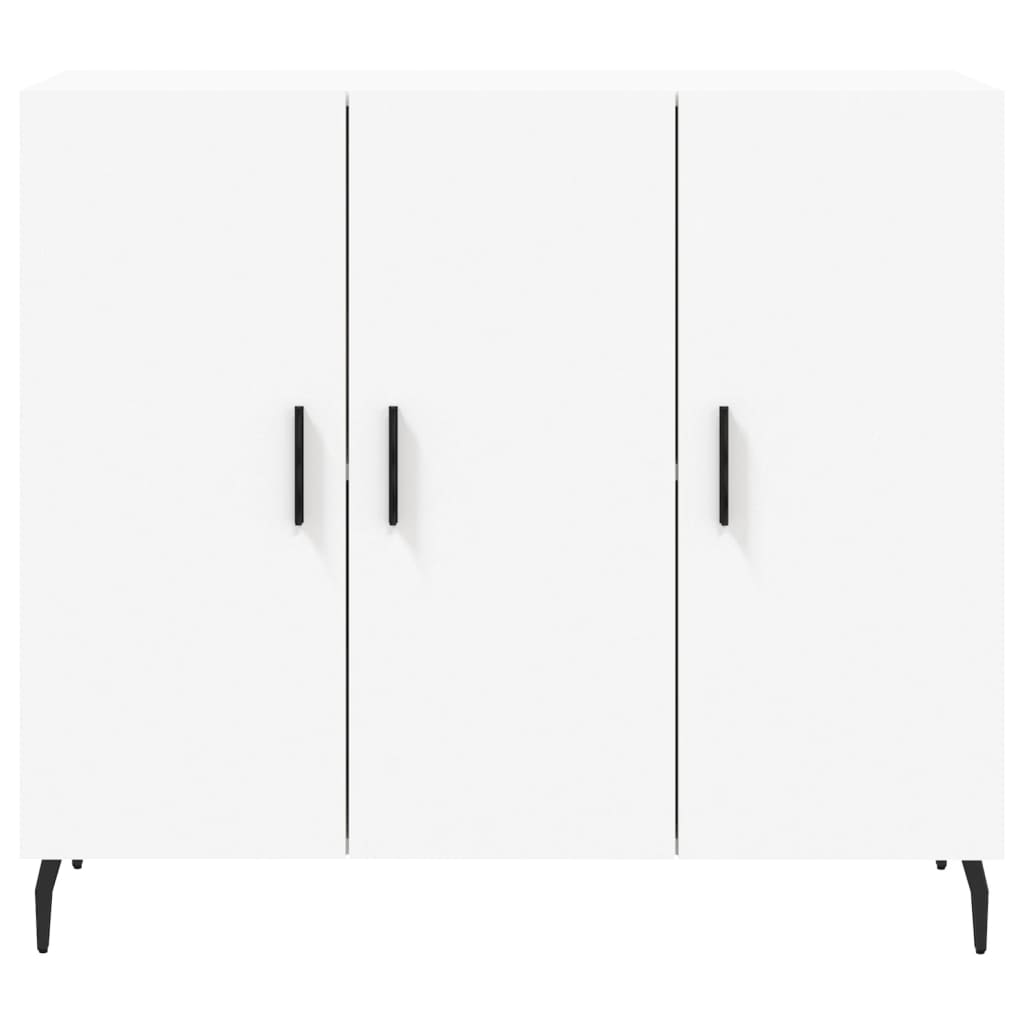 Dulap, alb, 90x34x80 cm, lemn compozit GartenMobel Dekor