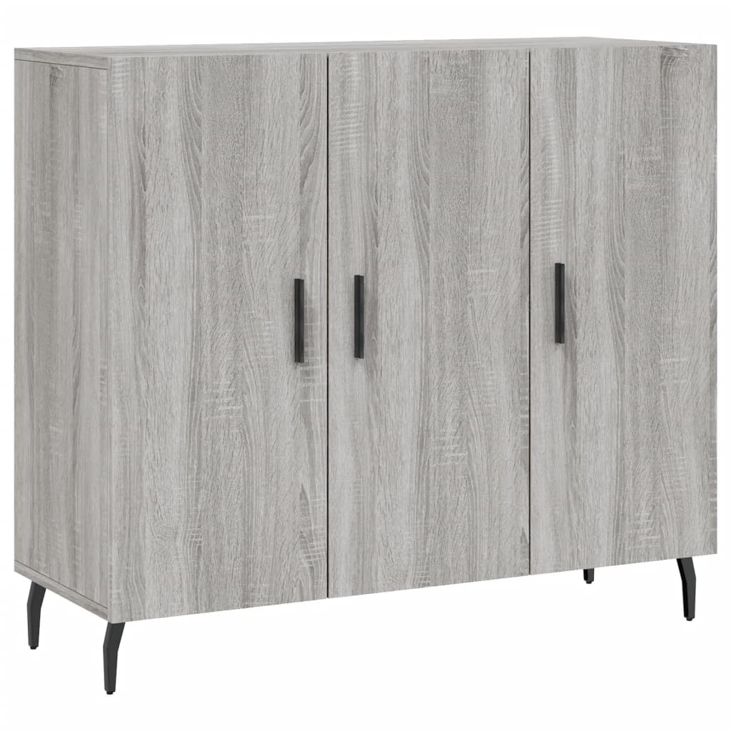 Dulap, gri sonoma, 90x34x80 cm, lemn compozit GartenMobel Dekor