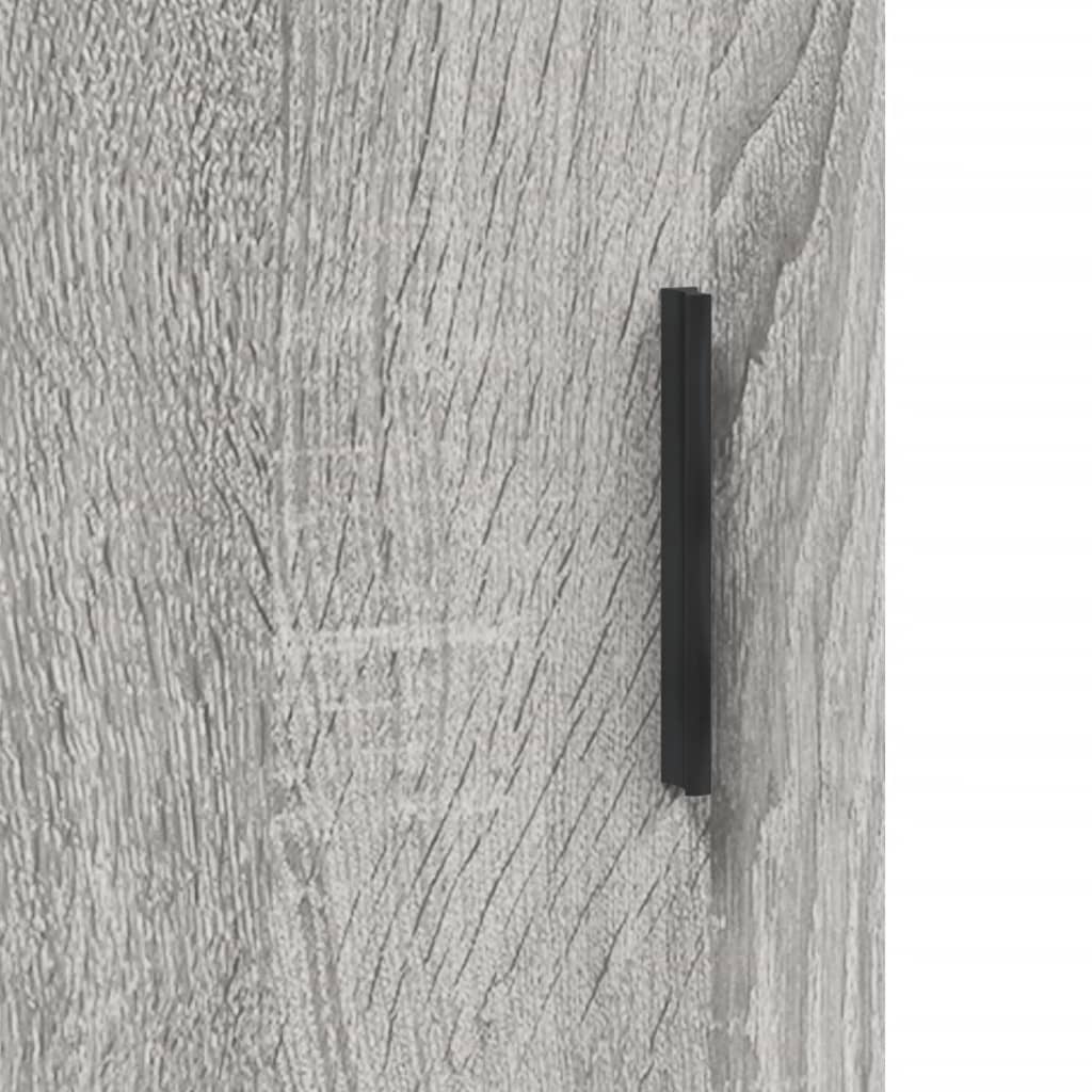 Dulap, gri sonoma, 90x34x80 cm, lemn compozit GartenMobel Dekor