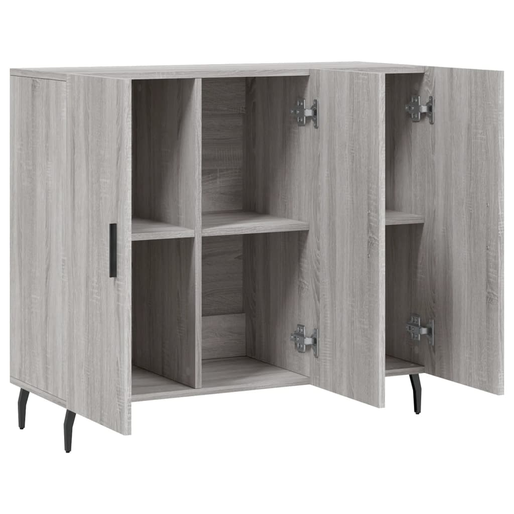 Dulap, gri sonoma, 90x34x80 cm, lemn compozit GartenMobel Dekor