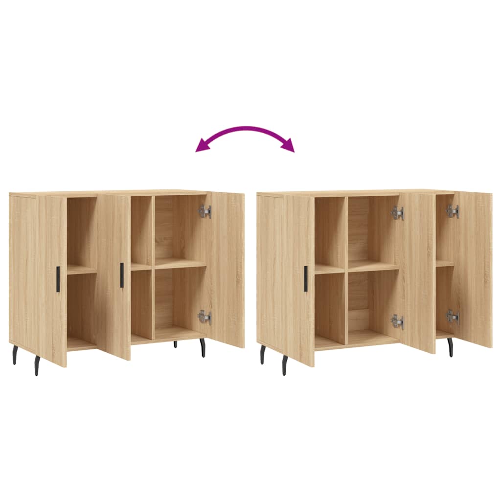 Dulap, stejar sonoma, 90x34x80 cm, lemn compozit GartenMobel Dekor