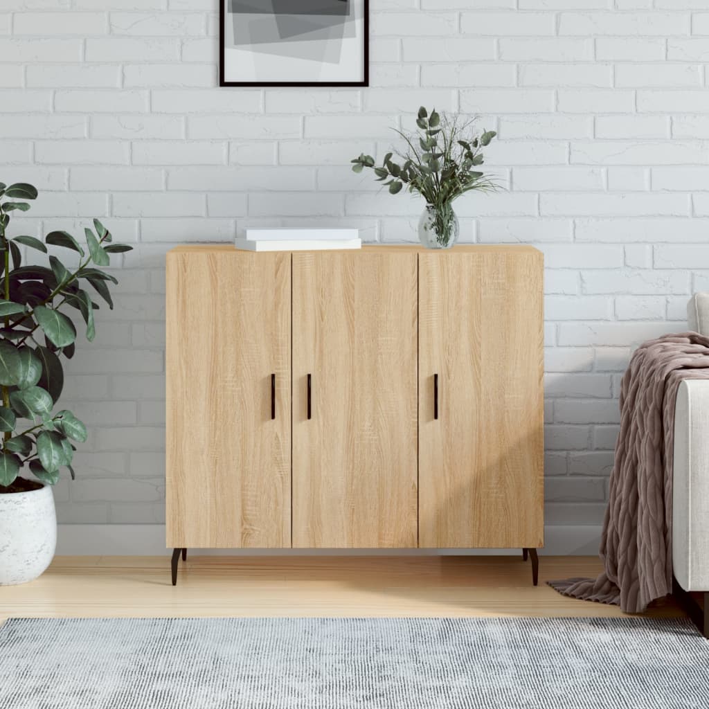Dulap, stejar sonoma, 90x34x80 cm, lemn compozit GartenMobel Dekor