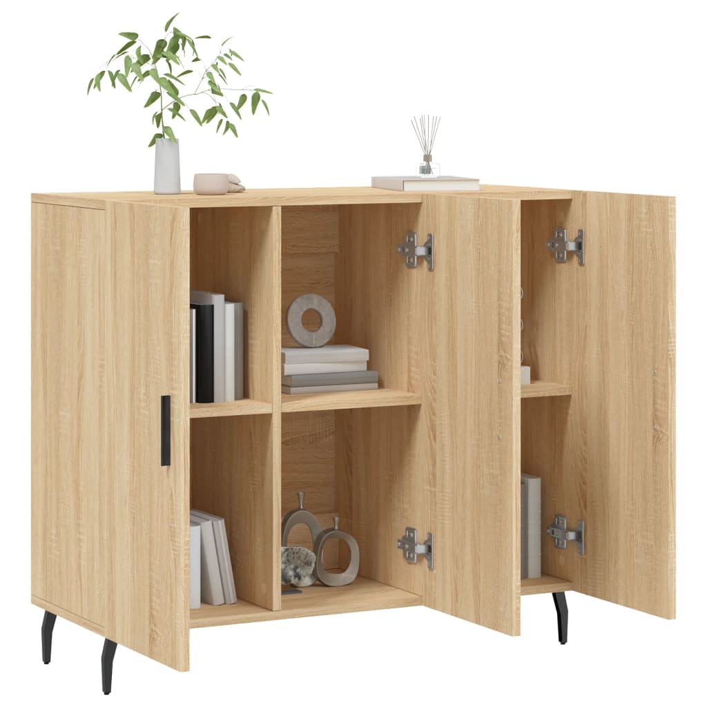 Dulap, stejar sonoma, 90x34x80 cm, lemn compozit GartenMobel Dekor
