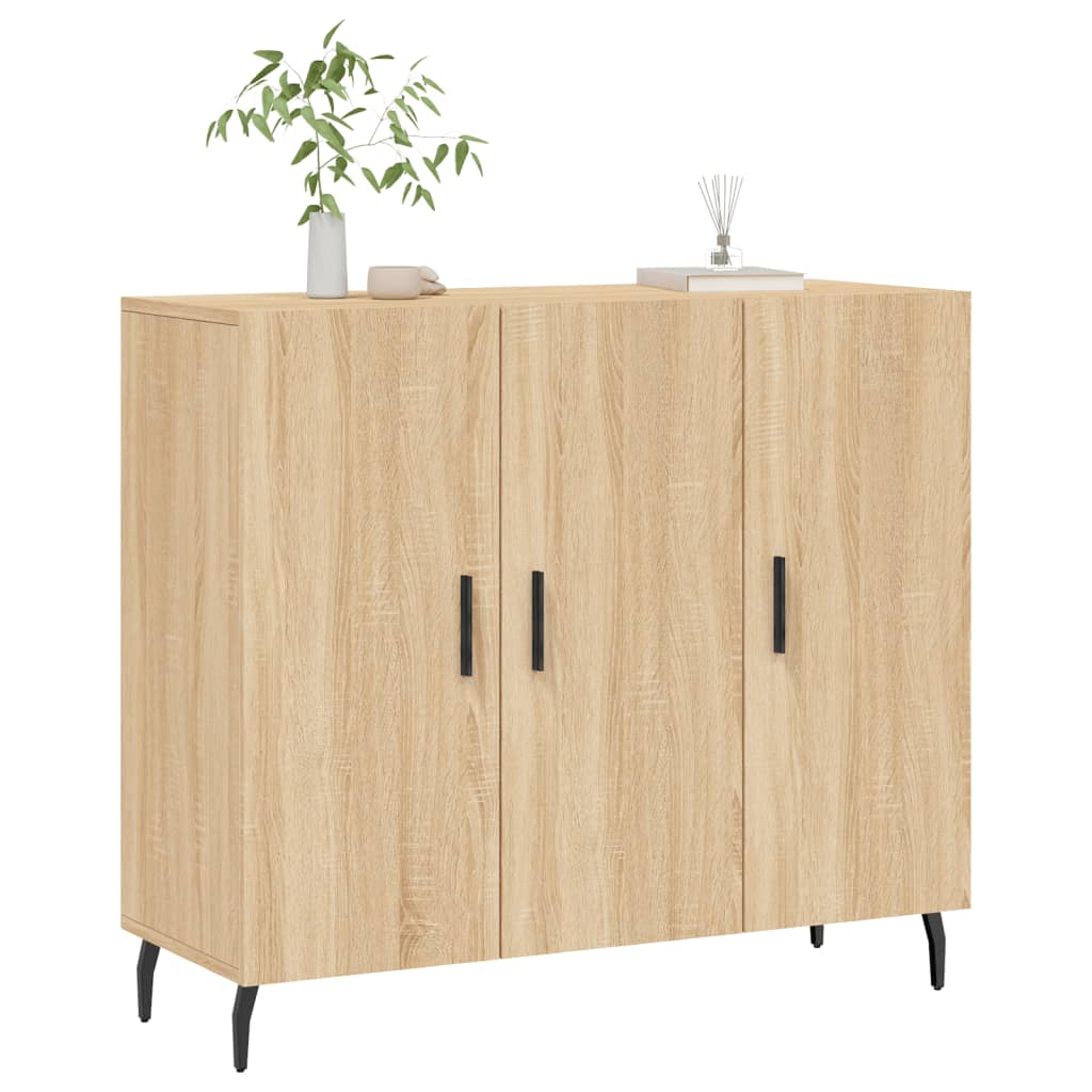 Dulap, stejar sonoma, 90x34x80 cm, lemn compozit GartenMobel Dekor