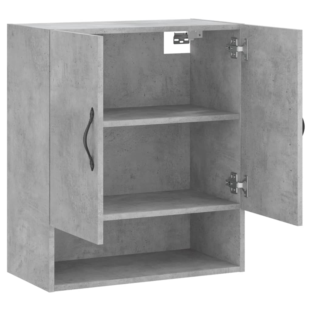 Dulap de perete, gri beton, 60x31x70 cm, lemn compozit GartenMobel Dekor