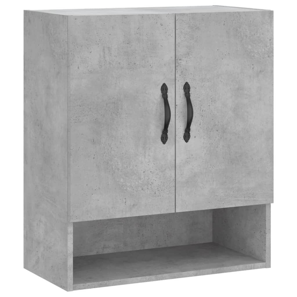 Dulap de perete, gri beton, 60x31x70 cm, lemn compozit GartenMobel Dekor