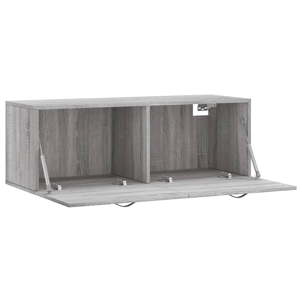 Dulap de perete, gri sonoma, 100x36,5x35 cm, lemn prelucrat GartenMobel Dekor