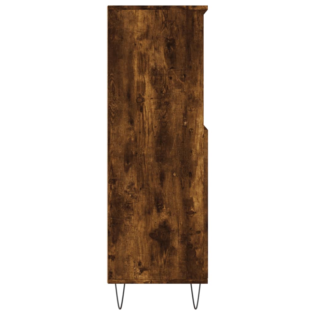 Dulap înalt, stejar fumuriu, 60x36x110 cm, lemn prelucrat GartenMobel Dekor