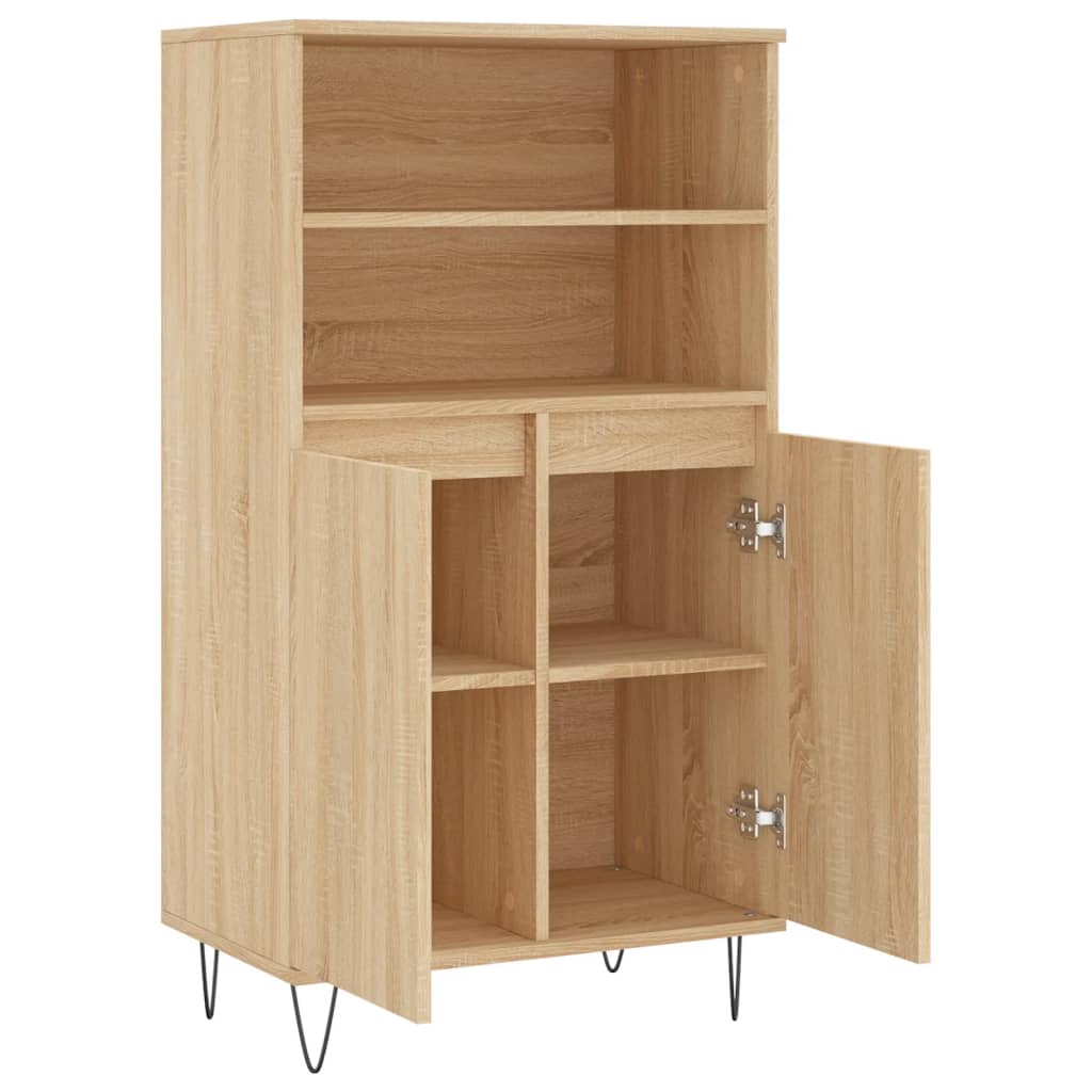 Dulap înalt, stejar sonoma, 60x36x110 cm, lemn prelucrat GartenMobel Dekor