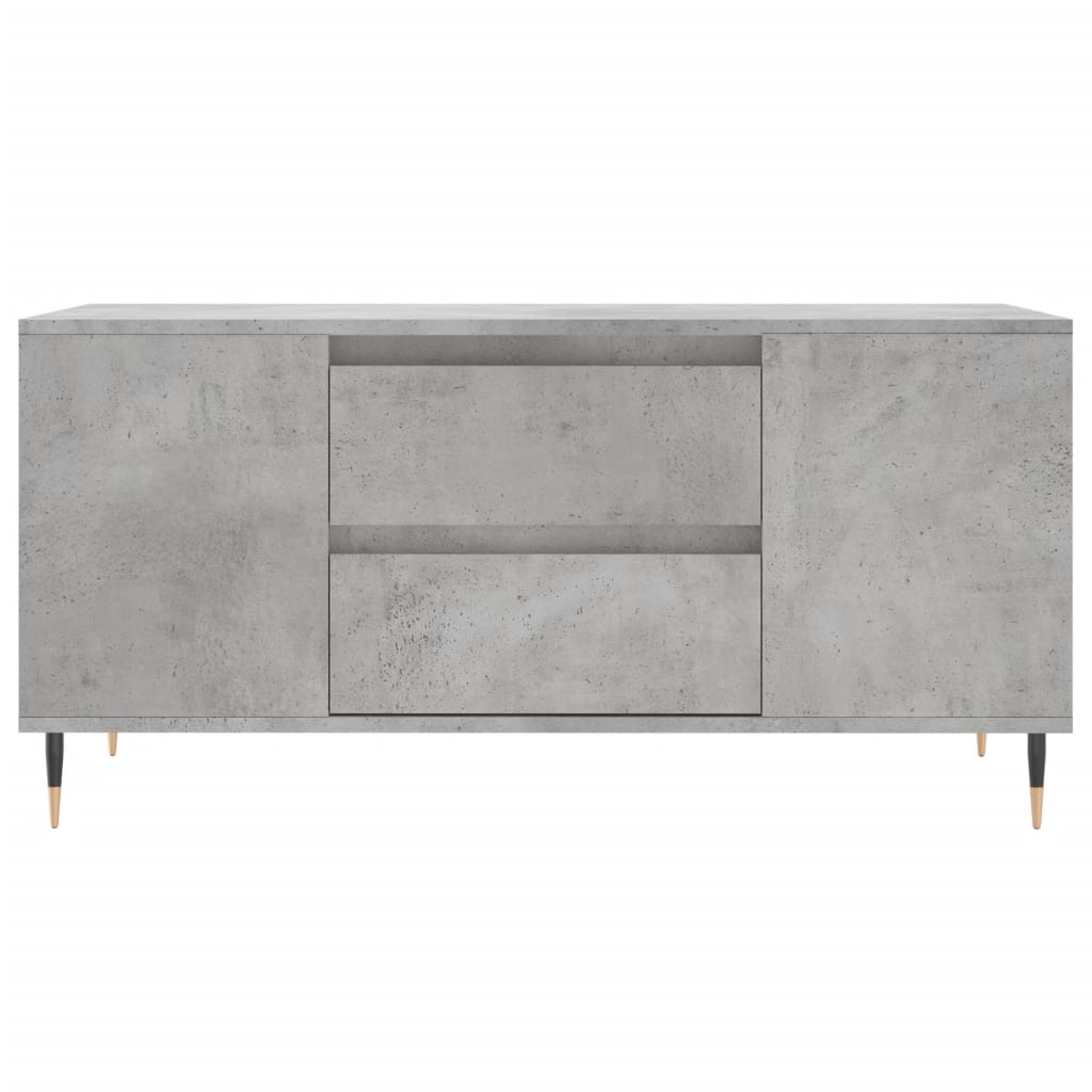 Măsuță de cafea, gri beton, 102x44,5x50 cm, lemn prelucrat GartenMobel Dekor