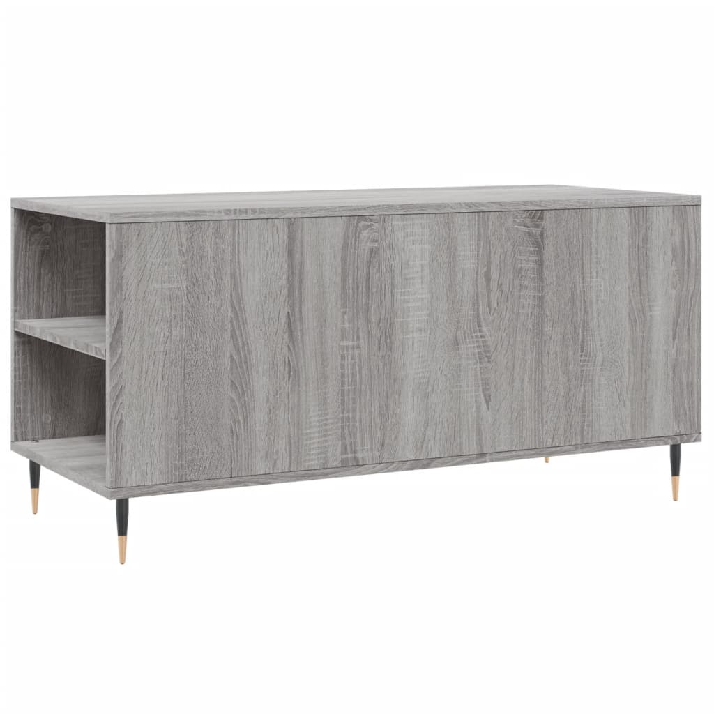 Măsuță de cafea, gri sonoma, 102x44,5x50 cm, lemn prelucrat GartenMobel Dekor
