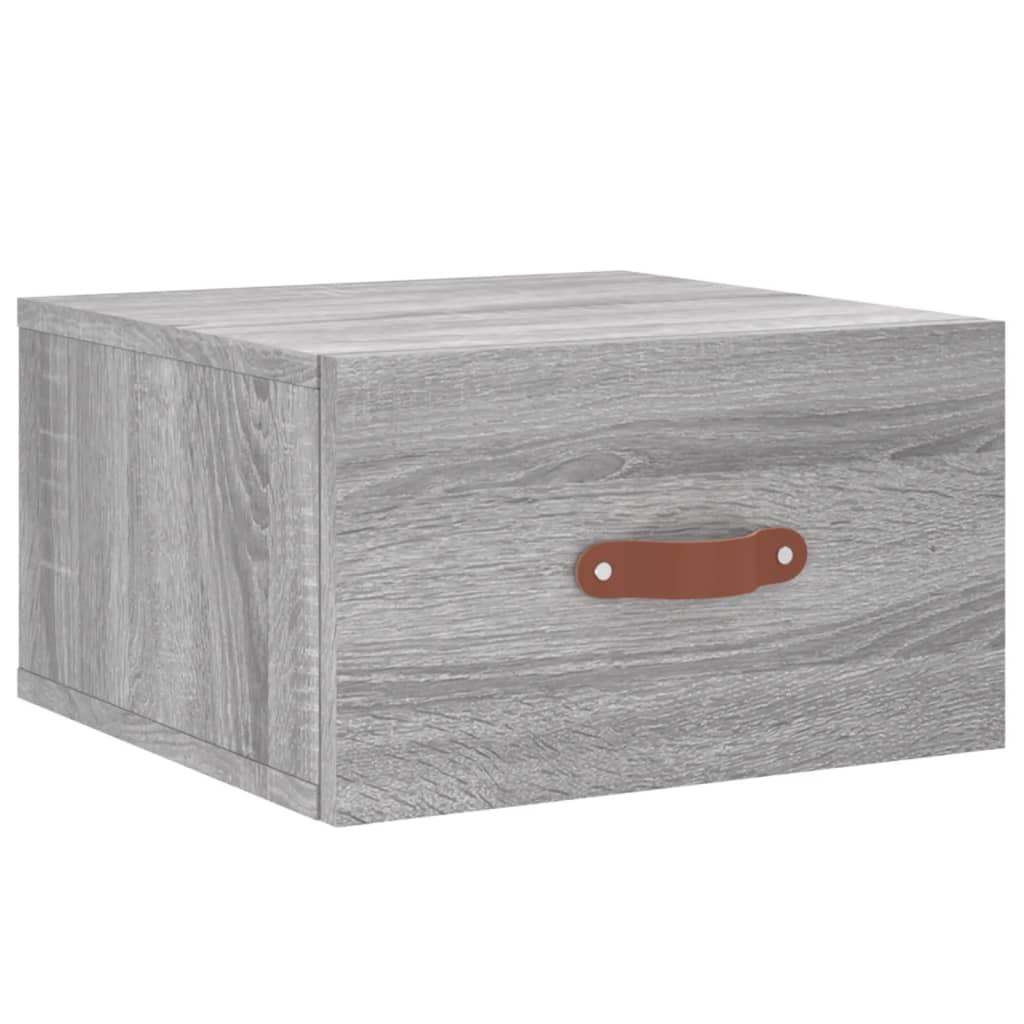 Noptieră montată pe perete gri Sonoma 35x35x20 cm GartenMobel Dekor