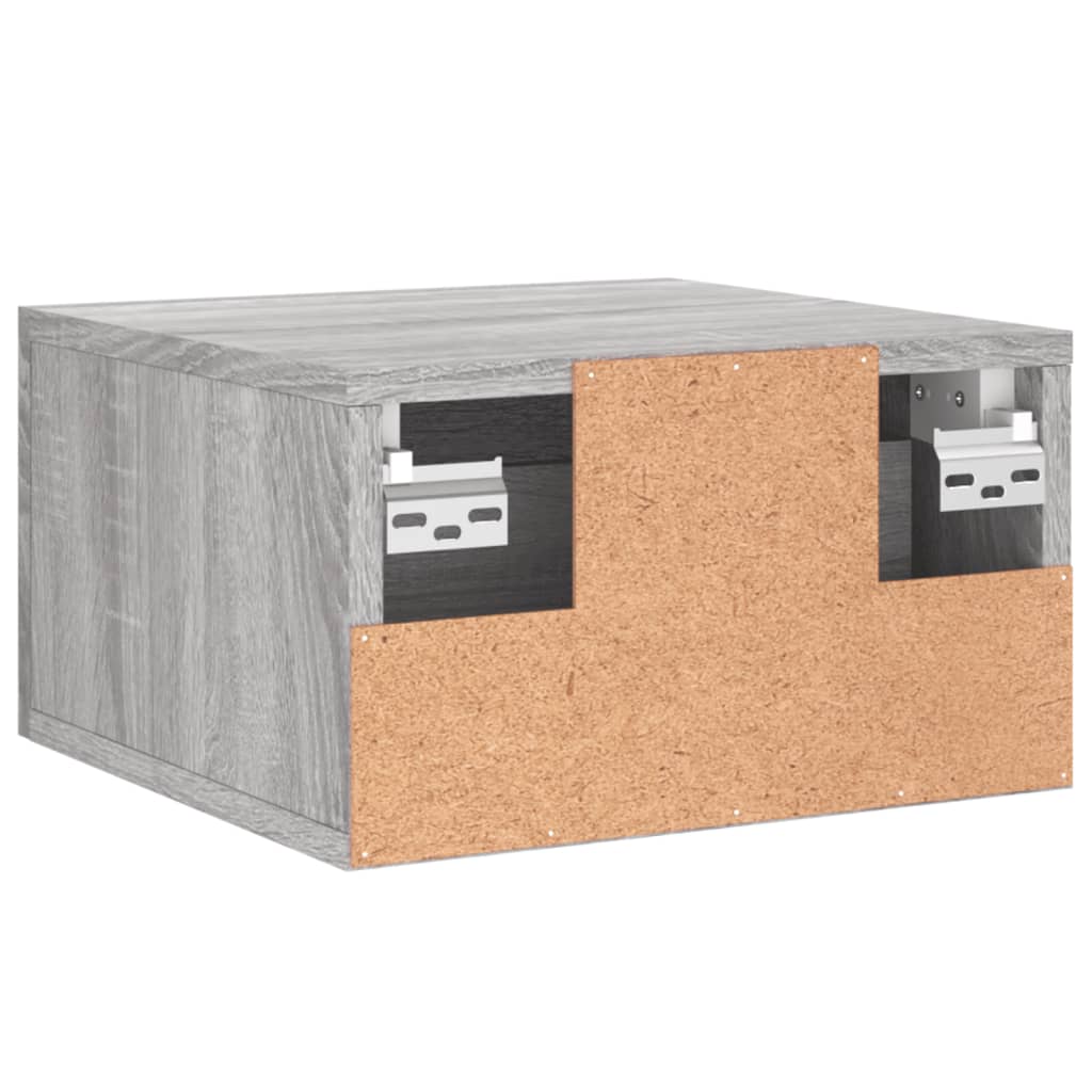 Noptieră montată pe perete gri Sonoma 35x35x20 cm GartenMobel Dekor