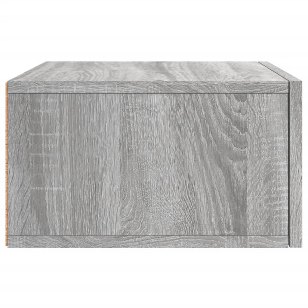 Noptieră montată pe perete gri Sonoma 35x35x20 cm GartenMobel Dekor