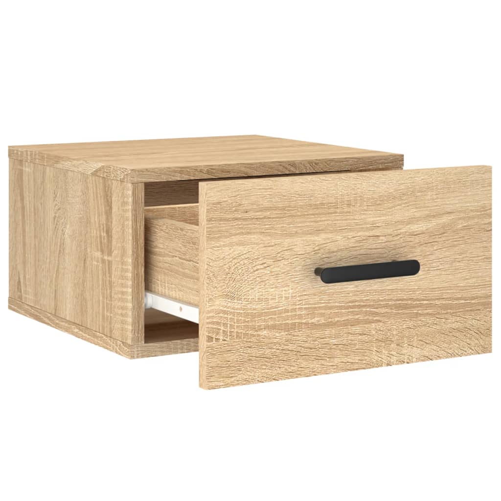 Noptiere de perete, 2 buc., stejar sonoma, 35x35x20 cm GartenMobel Dekor