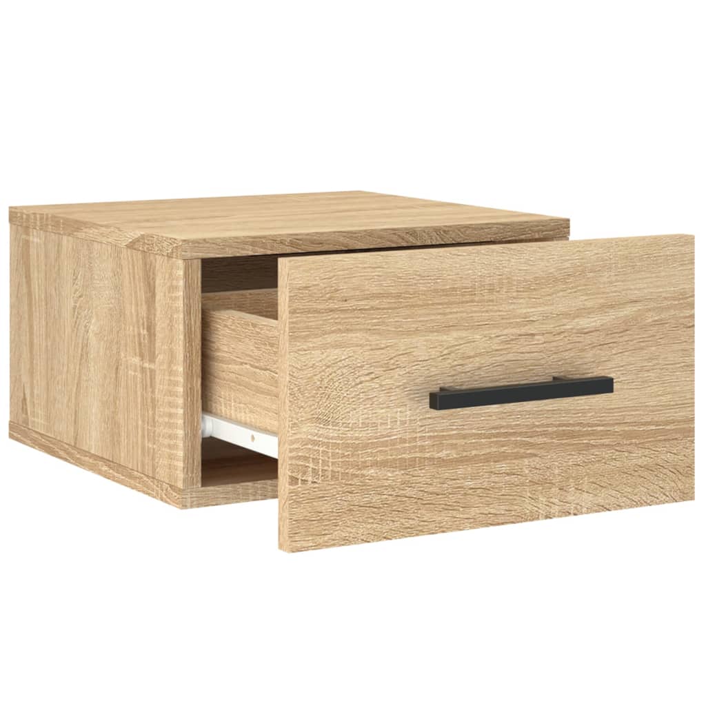 Noptiere de perete, 2 buc., stejar sonoma, 35x35x20 cm GartenMobel Dekor