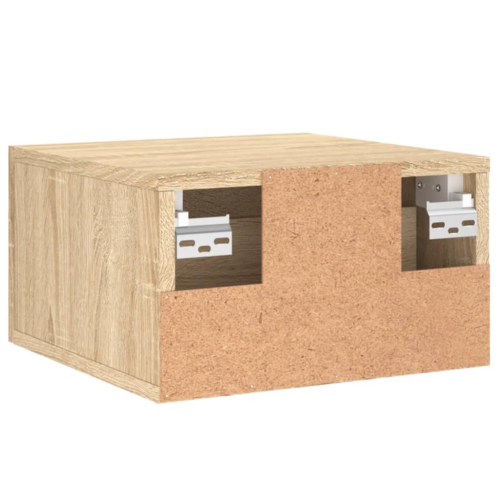 Noptiere de perete, 2 buc., stejar sonoma, 35x35x20 cm GartenMobel Dekor