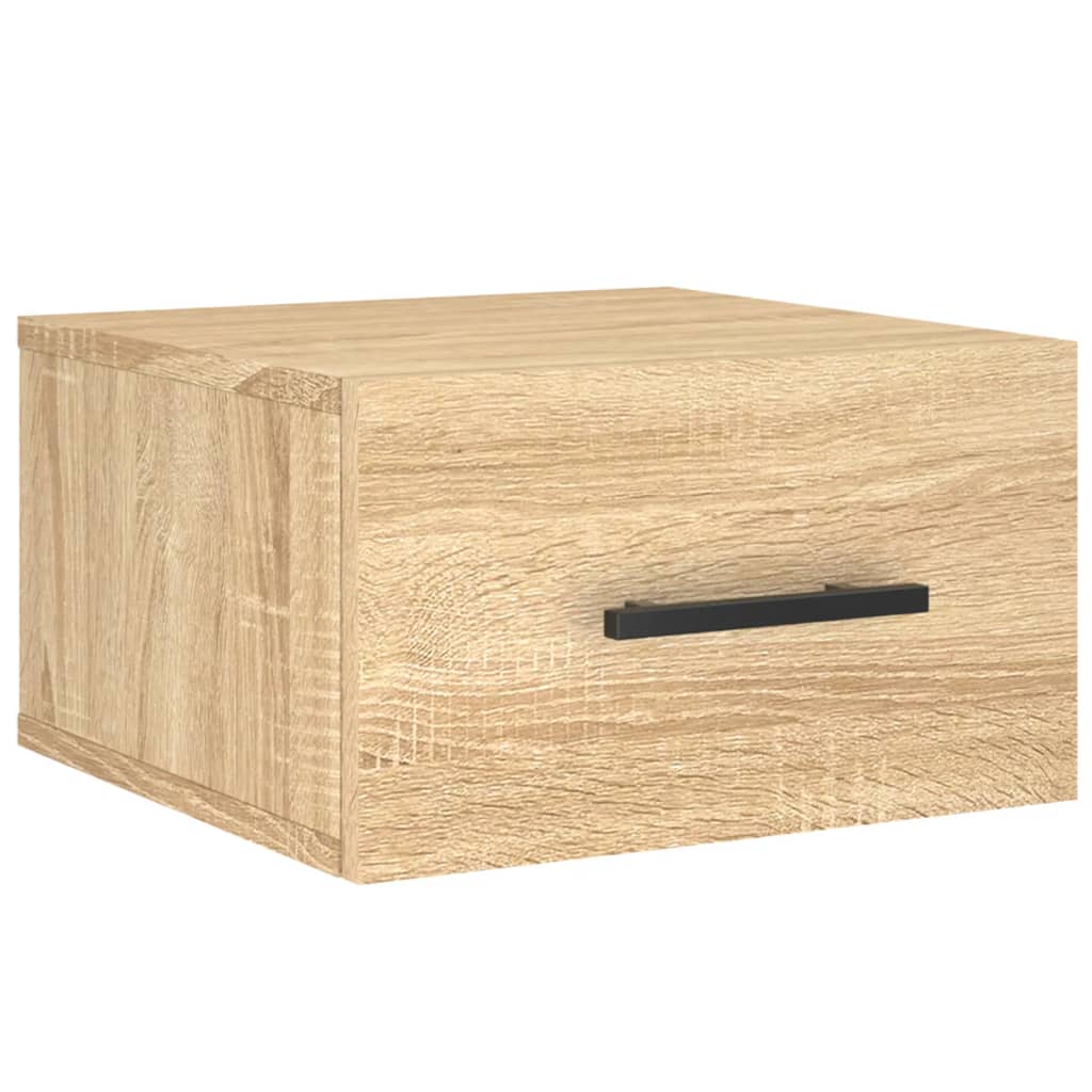 Noptiere de perete, 2 buc., stejar sonoma, 35x35x20 cm GartenMobel Dekor