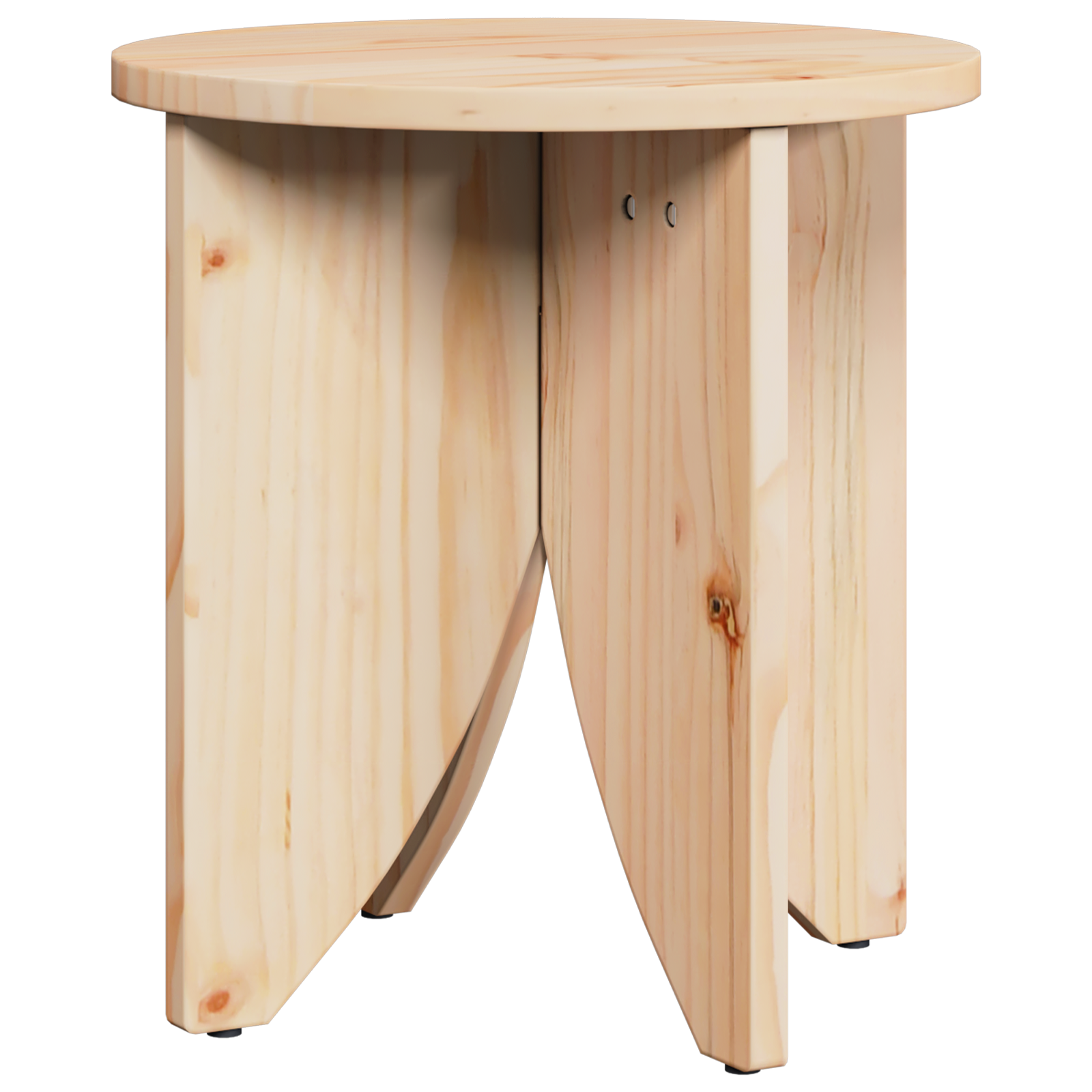 Masă de cafea 2 pcs Natural 41.5 x 41.5 x 44 cm GartenMobel Dekor