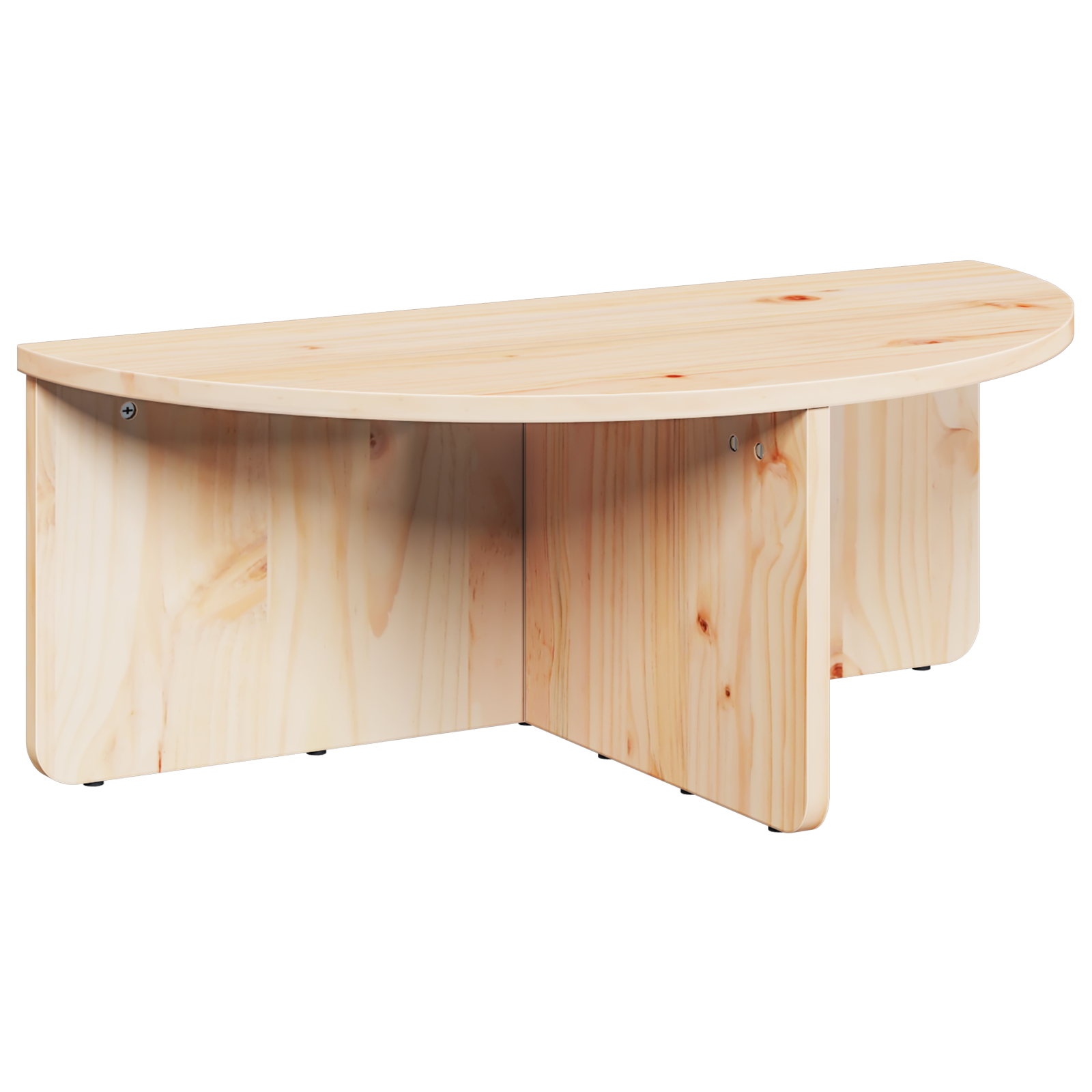 Masă de cafea 2 pcs Natural 79 x 39.5 x 40 cm GartenMobel Dekor
