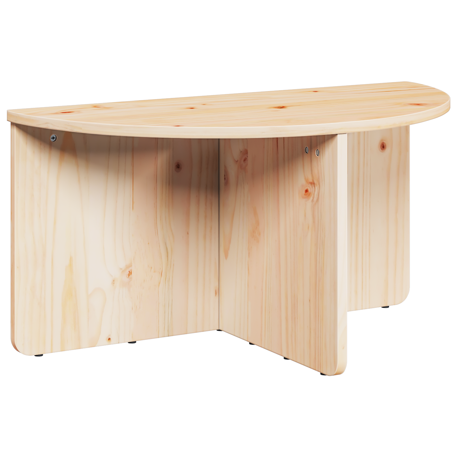 Masă de cafea 2 pcs Natural 79 x 39.5 x 40 cm GartenMobel Dekor