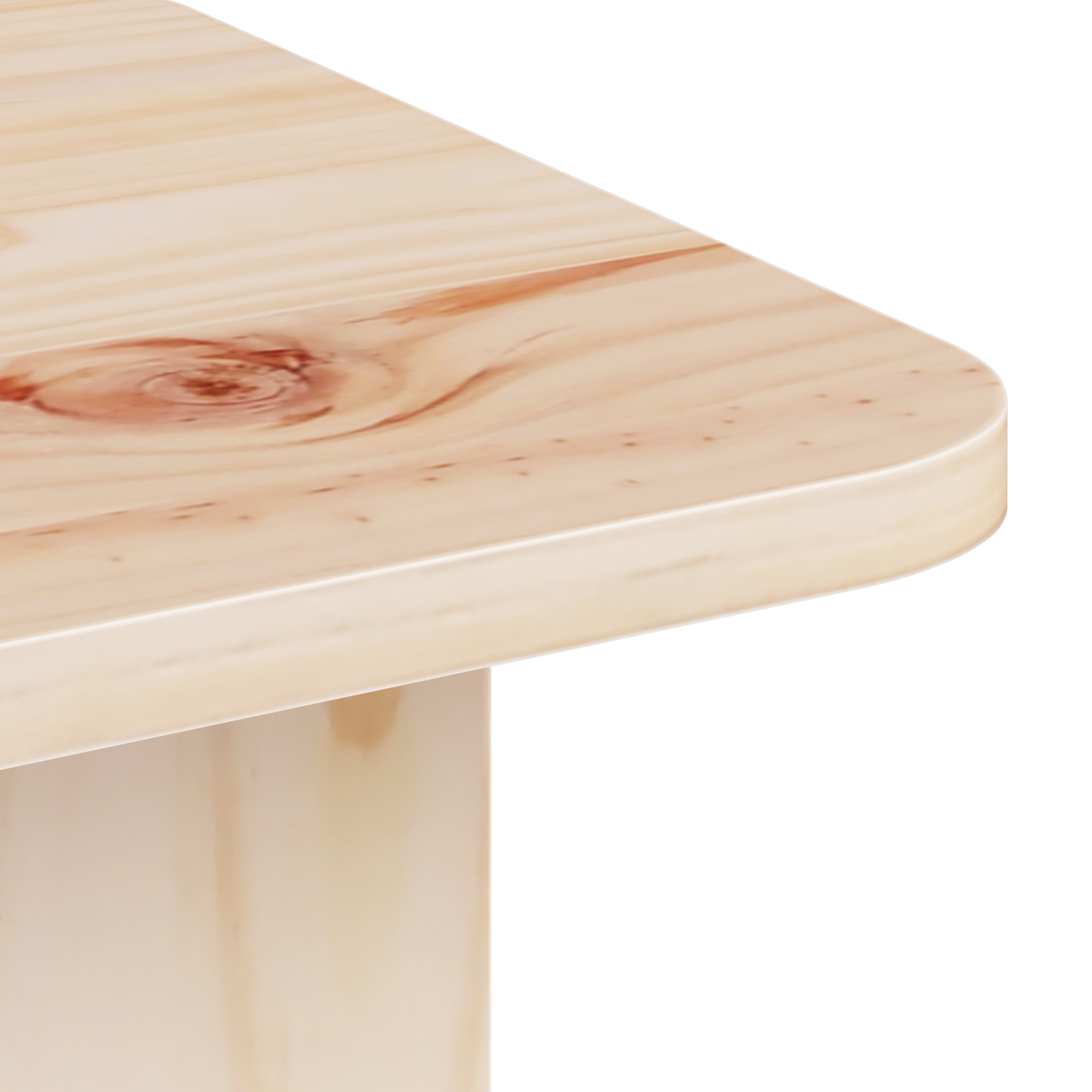 Masă de cafea Natural 80 x 39.5 x 33.5 cm Lemn de brad solid GartenMobel Dekor
