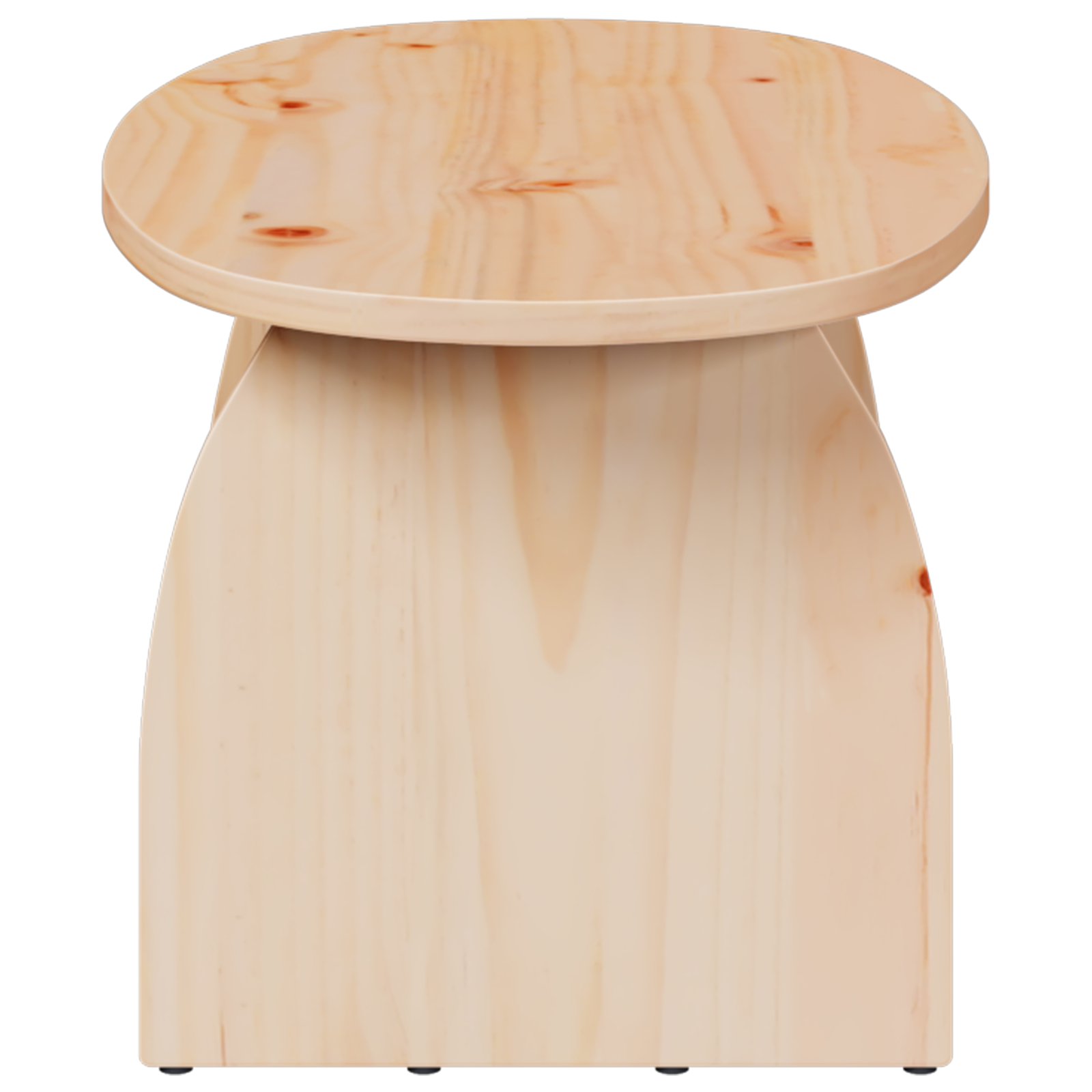 Masă de cafea Natural 80 x 40 x 35 cm Lemn de brad solid GartenMobel Dekor