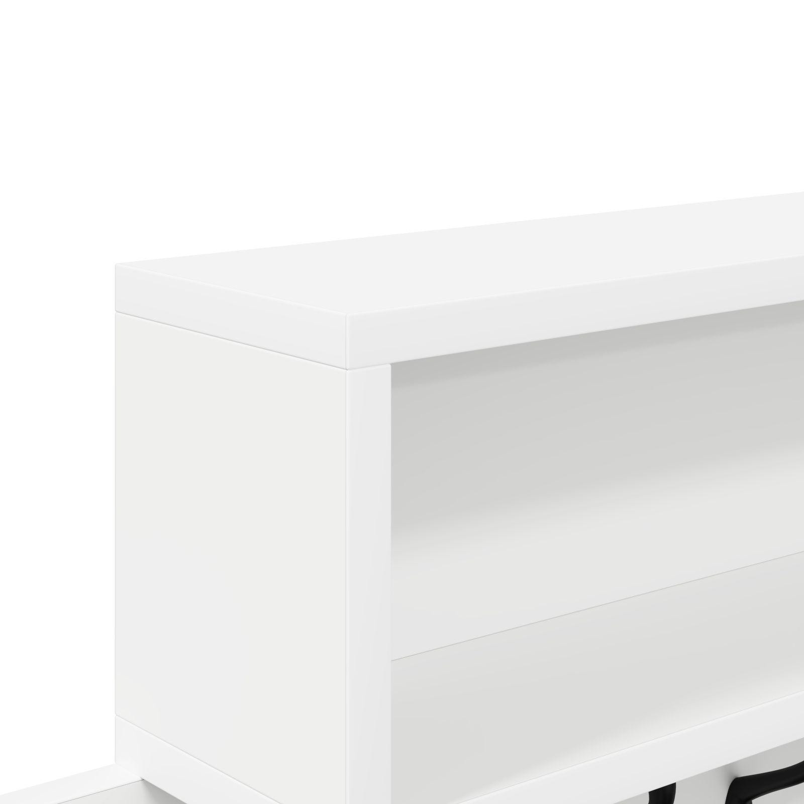 Răcător de paltoane montat pe perete Alb 100 x 12 x 43.5 cm GartenMobel Dekor