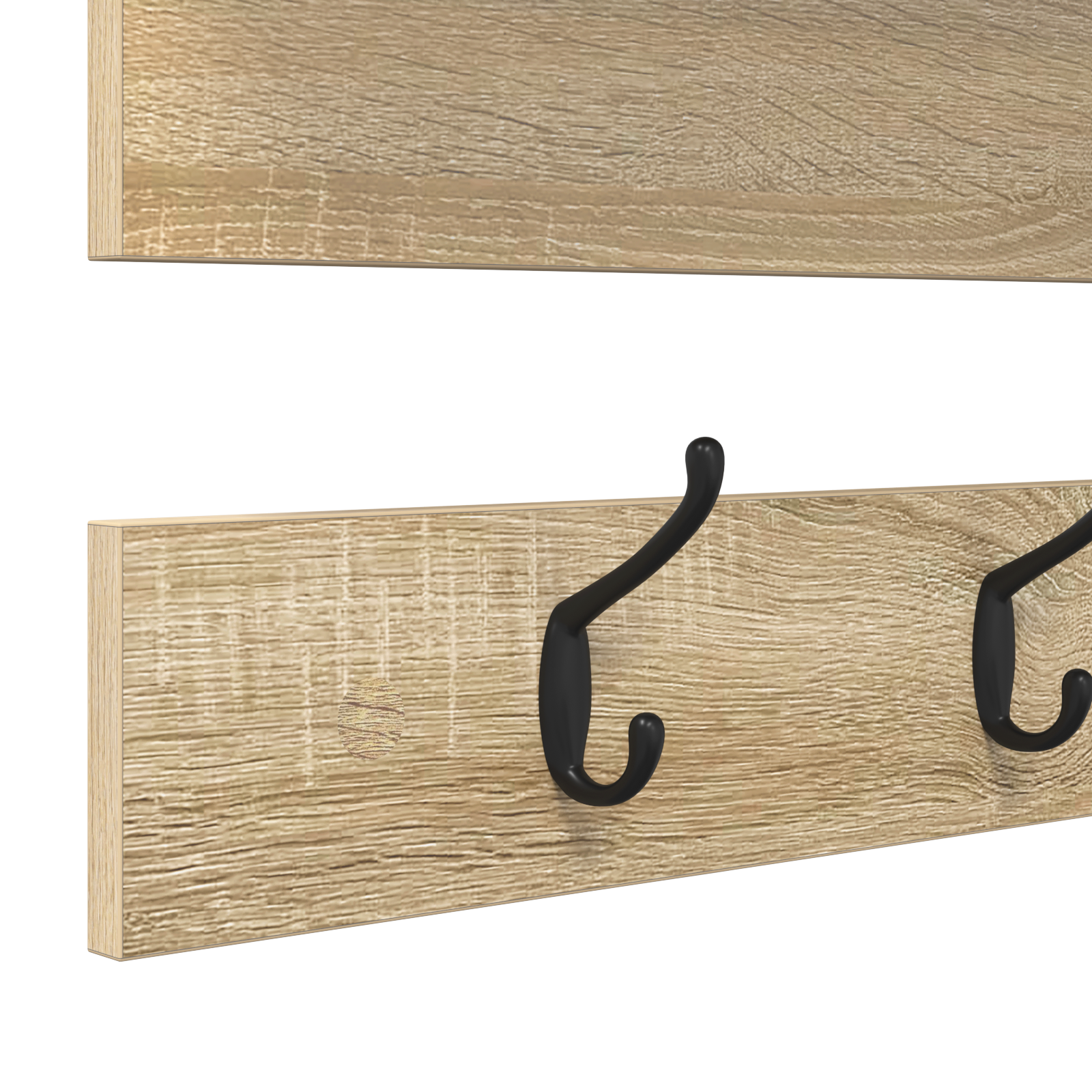 Răcător de paltoane montat pe perete cu raft Stejar sonoma GartenMobel Dekor