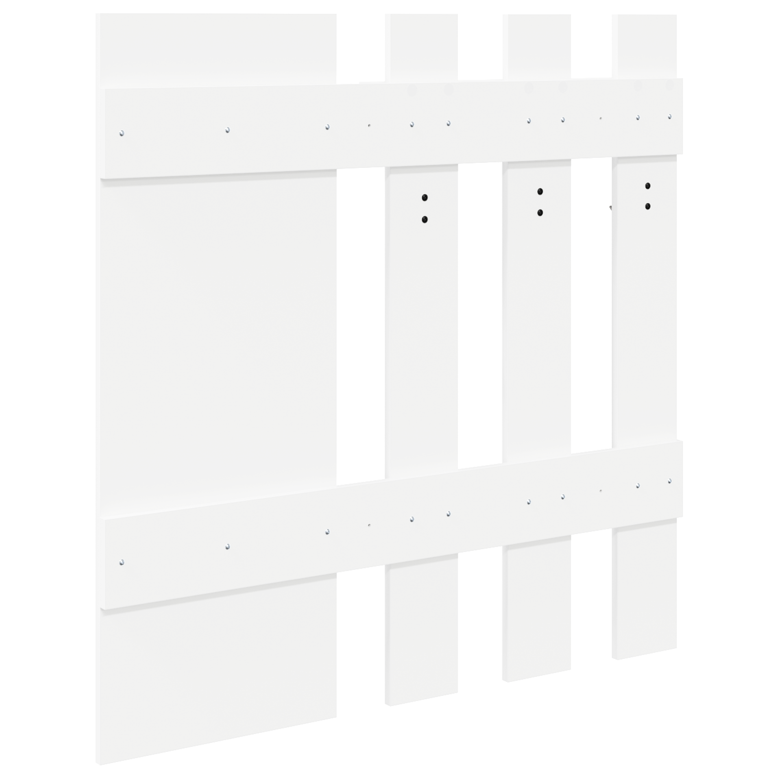 Răcător de paltoane montat pe perete Alb 100 x 10 x 100 cm GartenMobel Dekor